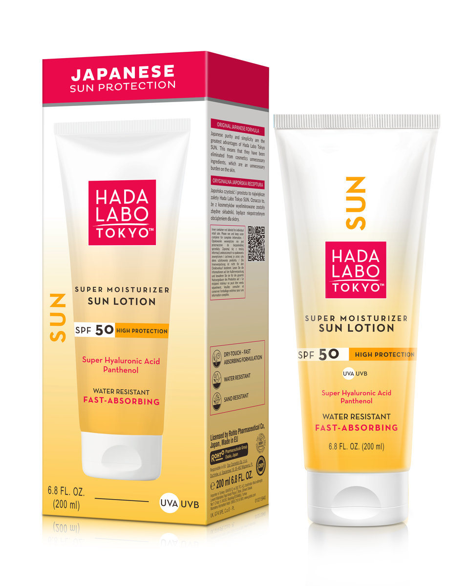 Body Sun Lotion SPF50 Hada Labo Tokyo Mentholatum UK